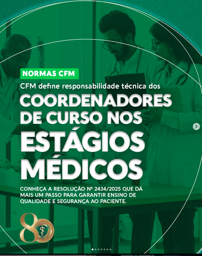 CFM reforça a responsabilidade técnica e ética dos coordenadores dos cursos de medicina nos campos de estágio